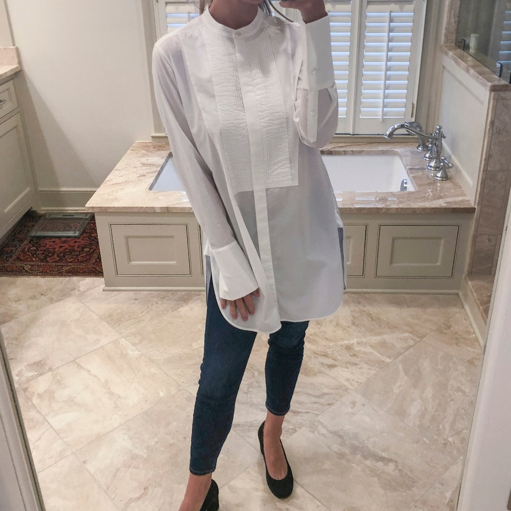 *NWT Vince, size small, button up white blouse